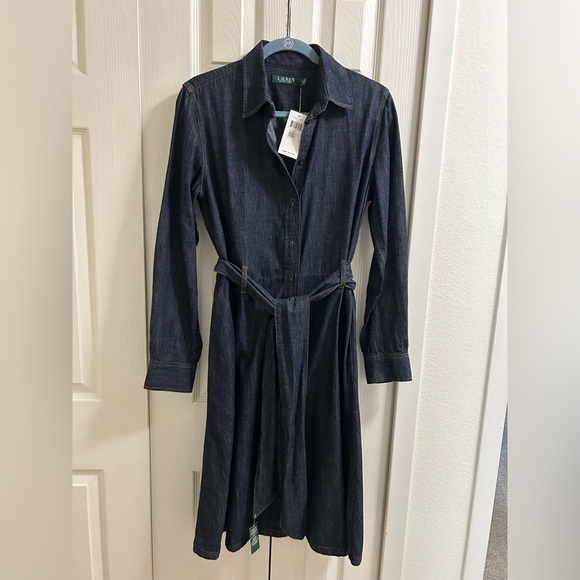 Lauren Ralph Lauren Denim Shirt Dress - Picture 3 of 8